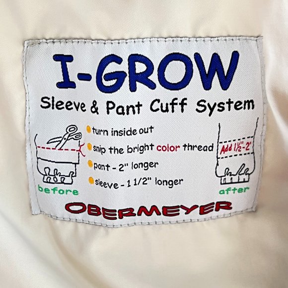 Obermeyer Bon Bon Bib I-Grown Snow Overalls Ivory Dragonfly Snoveralls NEW - Picture 12 of 15